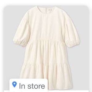 COPY - Puff sleeve tiered baby doll dress